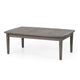 Roxy 2pc Outdoor Loveseat Coffee Table Set | Acacia Wood | Dark Gray