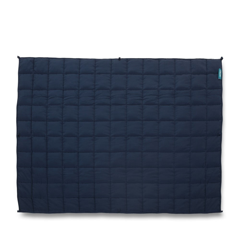 Blankie 20lbs Weighted Blanket, 60 x 80 Cotton Multilayer, Navy Blue