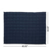 Blankie 20lbs Weighted Blanket | 60 x 80 Cotton Multilayer | Navy Blue