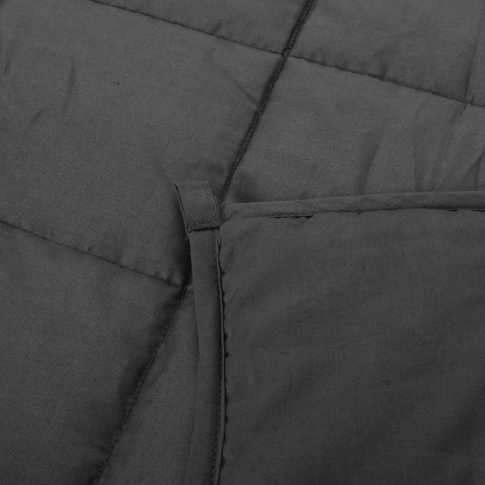 Blankie 20lbs Weighted Blanket | 60 x 80 Cotton Multilayer | Dark Gray