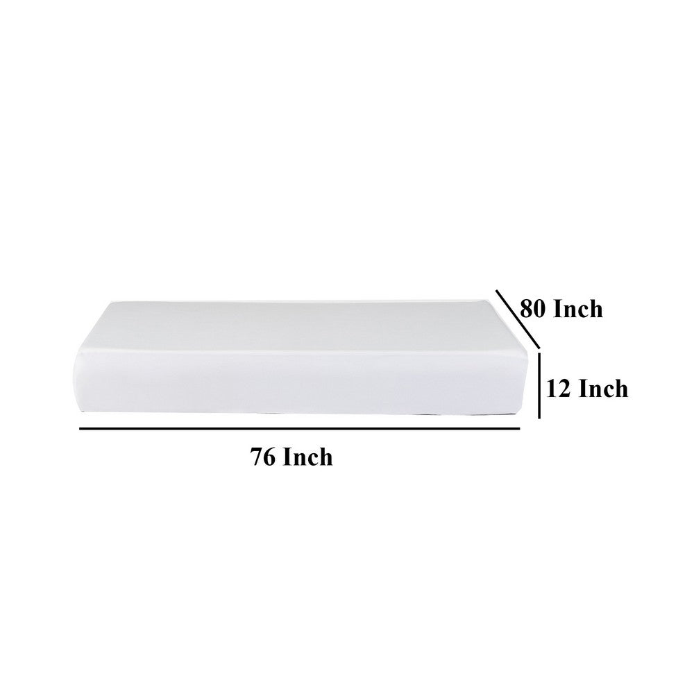 Swan King Size Mattress Protector | Waterproof Coat | White Polyester