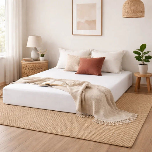 Swan King Size Mattress Protector, Waterproof Coating, White Polyester