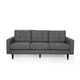 Apex Sofa | 3 Seater | 83" | Classic Button Tufted | Dark Gray Fabric