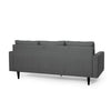 Apex Sofa | 3 Seater | 83" | Classic Button Tufted | Dark Gray Fabric
