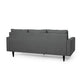 Apex Sofa | 3 Seater | 83" | Classic Button Tufted | Dark Gray Fabric
