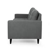 Apex Sofa | 3 Seater | 83" | Classic Button Tufted | Dark Gray Fabric