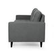 Apex Sofa | 3 Seater | 83" | Classic Button Tufted | Dark Gray Fabric
