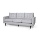 Apex Sofa | 3 Seater | 83" | Modern Button Tufted | Beige Fabric
