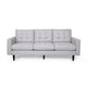Apex Sofa | 3 Seater | 83" | Modern Button Tufted | Beige Fabric