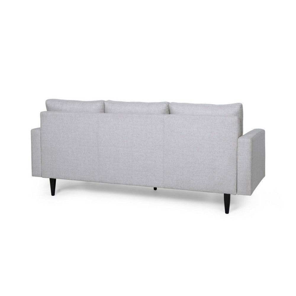 Apex Sofa | 3 Seater | 83" | Modern Button Tufted | Beige Fabric