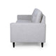 Apex Sofa | 3 Seater | 83" | Modern Button Tufted | Beige Fabric