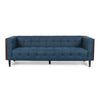 Yuro Sofa | 3 Seater | Chesterfield Button Tufted | 90" | Blue Fabric