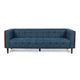 Yuro Sofa | 3 Seater | Chesterfield Button Tufted | 90" | Blue Fabric