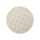 Vivan Ottoman Tufted Beige Velvet Soft Cushions Round 40 Inch Top