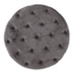 Keja Ottoman | Tufted Dark Gray Velvet | Soft Cushion | Round 30 Inch