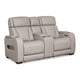 Ashley Boyin Power Recliner Loveseat | Gray Faux Leather | USB Port | 75’’ BM327282