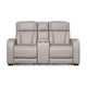 Ashley Boyin Power Recliner Loveseat | Gray Faux Leather | USB Port | 75’’ BM327282