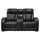 Ashley Boyin Power Recliner Loveseat | Black Faux Leather | USB Port | 75’’ BM327283
