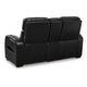 Ashley Boyin Power Recliner Loveseat | Black Faux Leather | USB Port | 75’’ BM327283