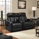 Ashley Boyin Power Recliner Loveseat | Black Faux Leather | USB Port | 75"
