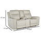 Ashley Minda Power Recliner Loveseat | Off White Real Leather | USB | 79’’ BM327292