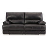 Ashley Monto Power Recliner Sofa | Plush Black Real Leather | USB Port | 82’’ BM327297