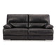 Ashley Monto Power Recliner Sofa | Plush Black Real Leather | USB Port | 82’’ BM327297