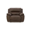 Ashley Rylee Recliner Chair | Power Headrest | Plush Chocolate Brown Leather BM327299