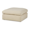 Ashley Elize Oversized Accent Ottoman | Beige Polyester | Soft Cushion | 42’’ BM327308