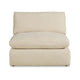 Ashley Elize Modular Armless Accent Chair | Beige Polyester | Plush Cushioned BM327309