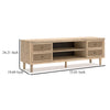 Ashley Ciel Large TV Media Console | 4 Drawers | 2 Shelves | Brown Wood | 72’’ BM327312
