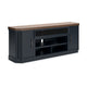 Ashley Docken TV Media Console | Open Fireplace Area | Blue Brown | 83’’ BM327314