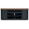 Ashley Docken TV Media Console | Open Fireplace Area | Blue Brown | 83’’ BM327314