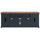 Ashley Docken TV Media Console | Open Fireplace Area | Blue Brown | 83’’ BM327314