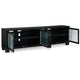 Ashley Bardi TV Media Console | Black Wood |4 Glass Doors | Metal | 85’’ BM327322
