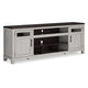 Ashley Darn TV Media Console | Open Space | Gray | Brown Acacia Wood | 88’’ BM327323