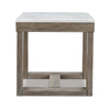 Ashley Aska Side End Table | Block Profile | Marble | 24’’ Taupe Gray Wood BM327327