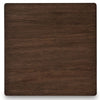 Ashley Reem Side End Table | Square Geometric Hourglass | 28’’ Dark Brown BM327329