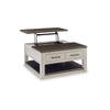 Ashley Barb Coffee Table | 2 Drawers and Lift Top | 36’’ Gray Acacia Wood BM327331