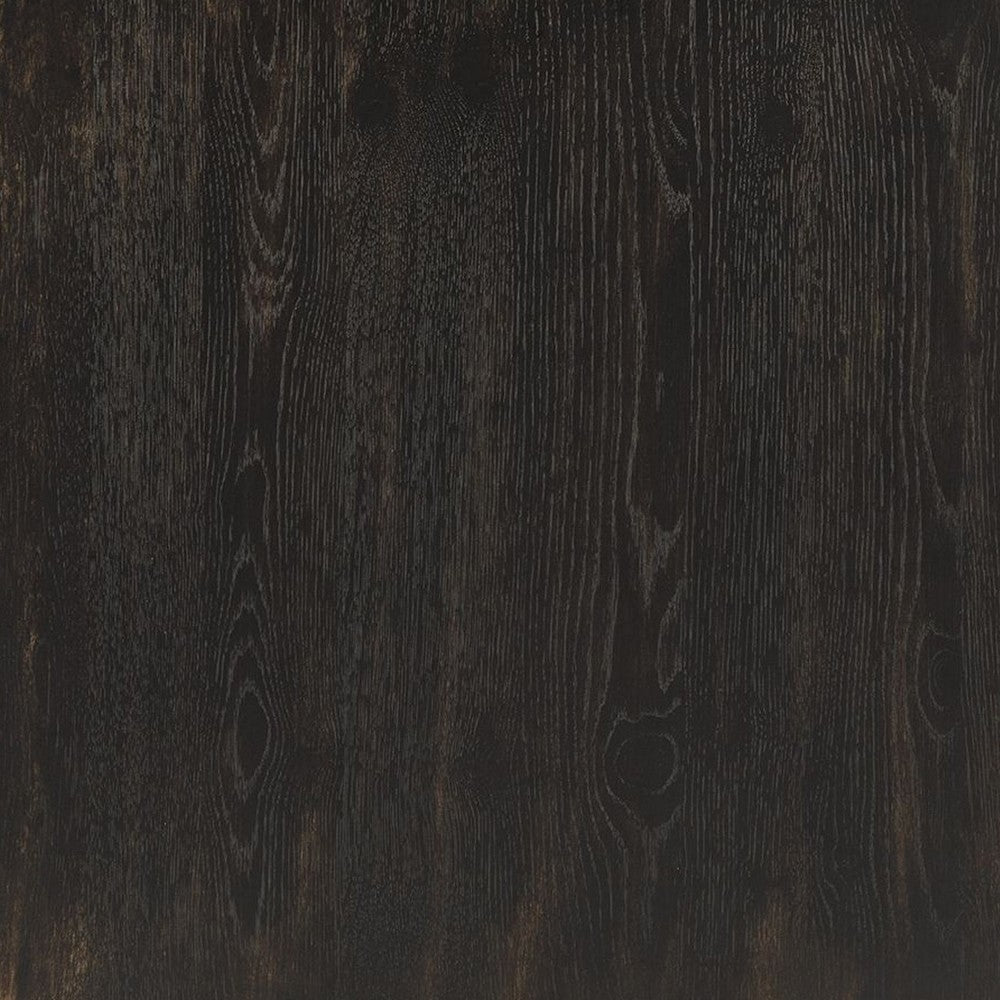 Ashley Dani Side End Table | Angled Legs | Square 24’’ Black Hardwood Top BM327337