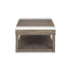 Ashley Aska Lift Top Coffee Table | Caster Wheels | 56’’ Weathered Gray Wood BM327344