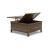 Ashley Chip Lift Top Coffee Table | Hidden Storage | 36’’ Brown Acacia Wood BM327359
