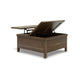 Ashley Chip Lift Top Coffee Table | Hidden Storage | 36’’ Brown Acacia Wood BM327359