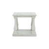Ashley Dyne Side End Table | Plank Top | Baluster Legs | 27’’ White Hardwood BM327363