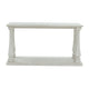 Ashley Dyne Sofa Console Table | Plank Top | Baluster Base | 60’’ White Wood BM327364