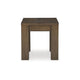 Ashley Wain Side End Table | Wireless Charging | Rectangular 24’’ Brown Wood BM327373