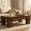 Ashley Wain Lift Top Cocktail Coffee Table | 54" Rustic Brown Solid Wood