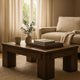 Ashley Wain Lift Top Cocktail Coffee Table | 54" Rustic Brown Solid Wood