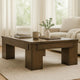 Ashley Wain Lift Top Cocktail Coffee Table | 54" Rustic Brown Solid Wood