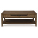 Ashley Howie Cocktail Coffee Table | 2 Large Drawers | 50’’ Rustic Brown Wood BM327375